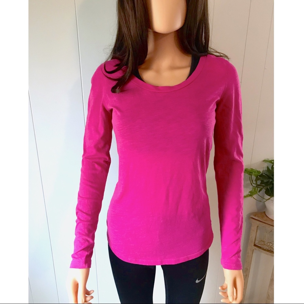 V.S PINK Casual Long Sleeved Open Back Top